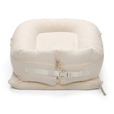 DockATot Deluxe+ baby dock Sand Chambray 0-8 months - British product