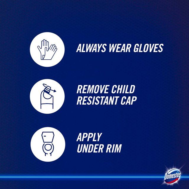 Domestos Zero Limescale Toilet Cleaner Lime 750ml