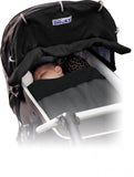 Dooky universal sun shade plain black, imported from the UK