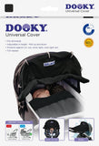 Dooky universal sun shade plain black, imported from the UK