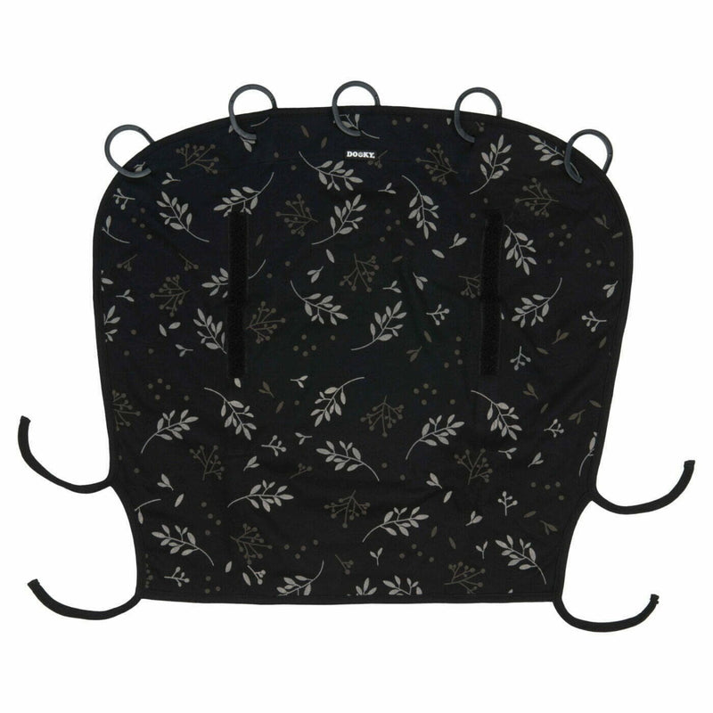Dooky sun shade Romantic Leaves Black (British brand)