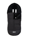 Doona winter footmuff in black for car seat and stroller (British brand)