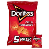 Doritos Chilli Heatwave Tortilla Chips Multipack Crisps 5 per pack