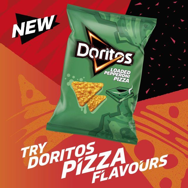 Doritos Loaded Pepperoni Pizza Tortilla Chips Sharing Bag Crisps 180g