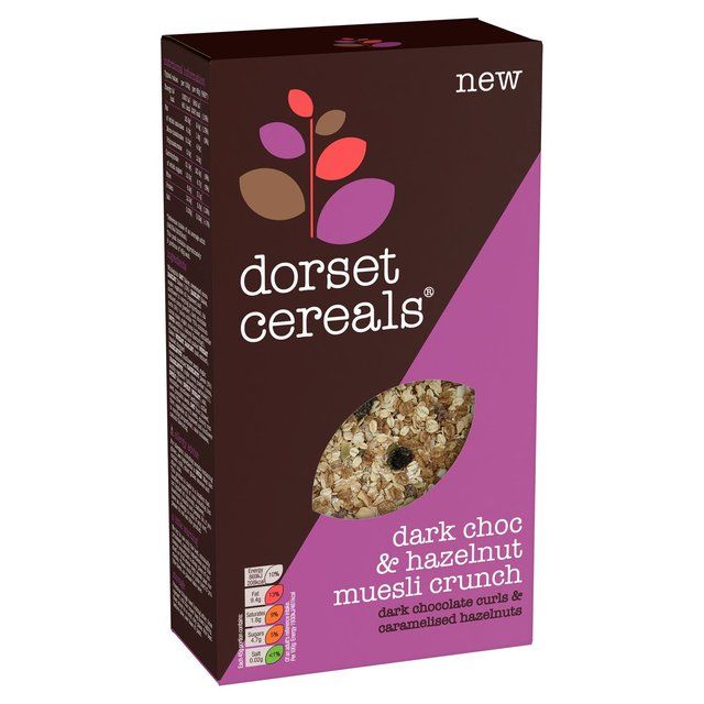 Dorset Cereals Muesli Crunch Dark Chocolate & Hazelnut   400g
