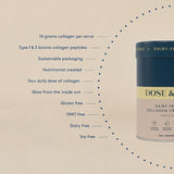 Dose & Co Dairy-Free Collagen Creamer Vanilla 340g
