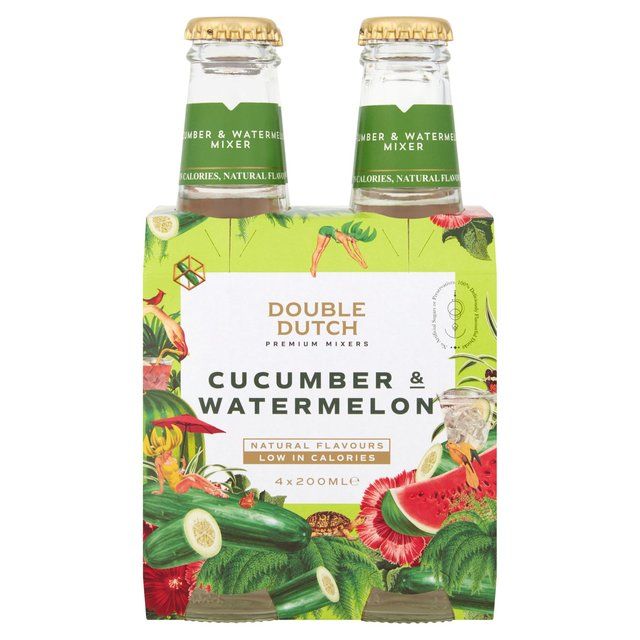 Double Dutch Cucumber & Watermelon 4 x 200ml