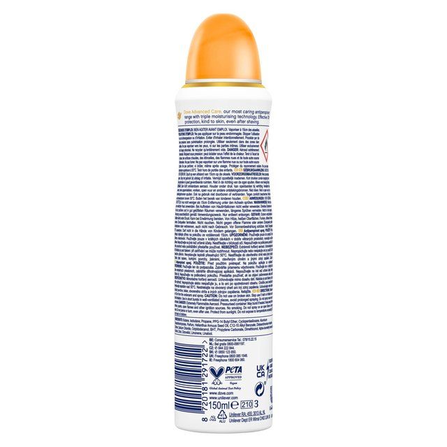 Dove Advanced Antiperspirant Deodorant Passion Fruit Aerosol 150ml