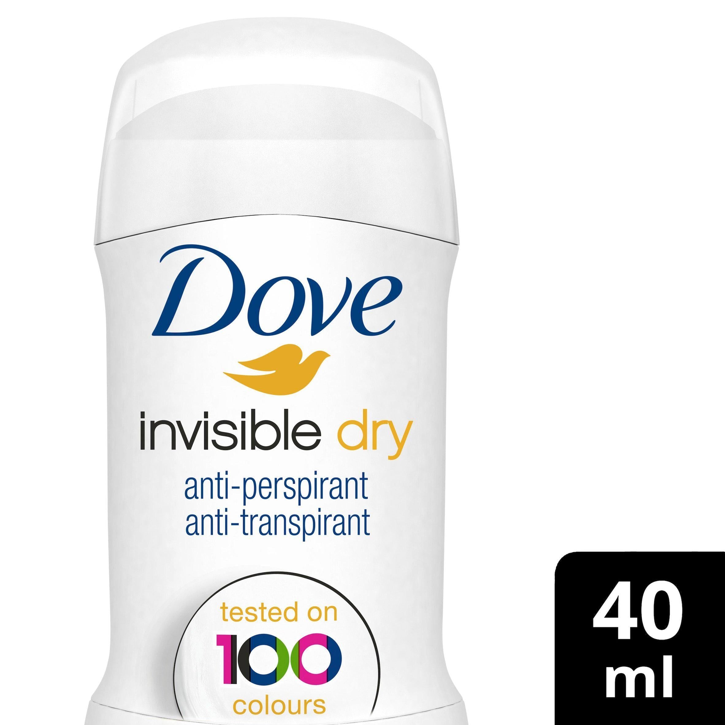 Dove Anti-Perspirant Cream Stick Deodorant , Invisible Dry 40ml 