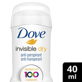 Dove Anti-Perspirant Cream Stick Deodorant , Invisible Dry 40ml 
