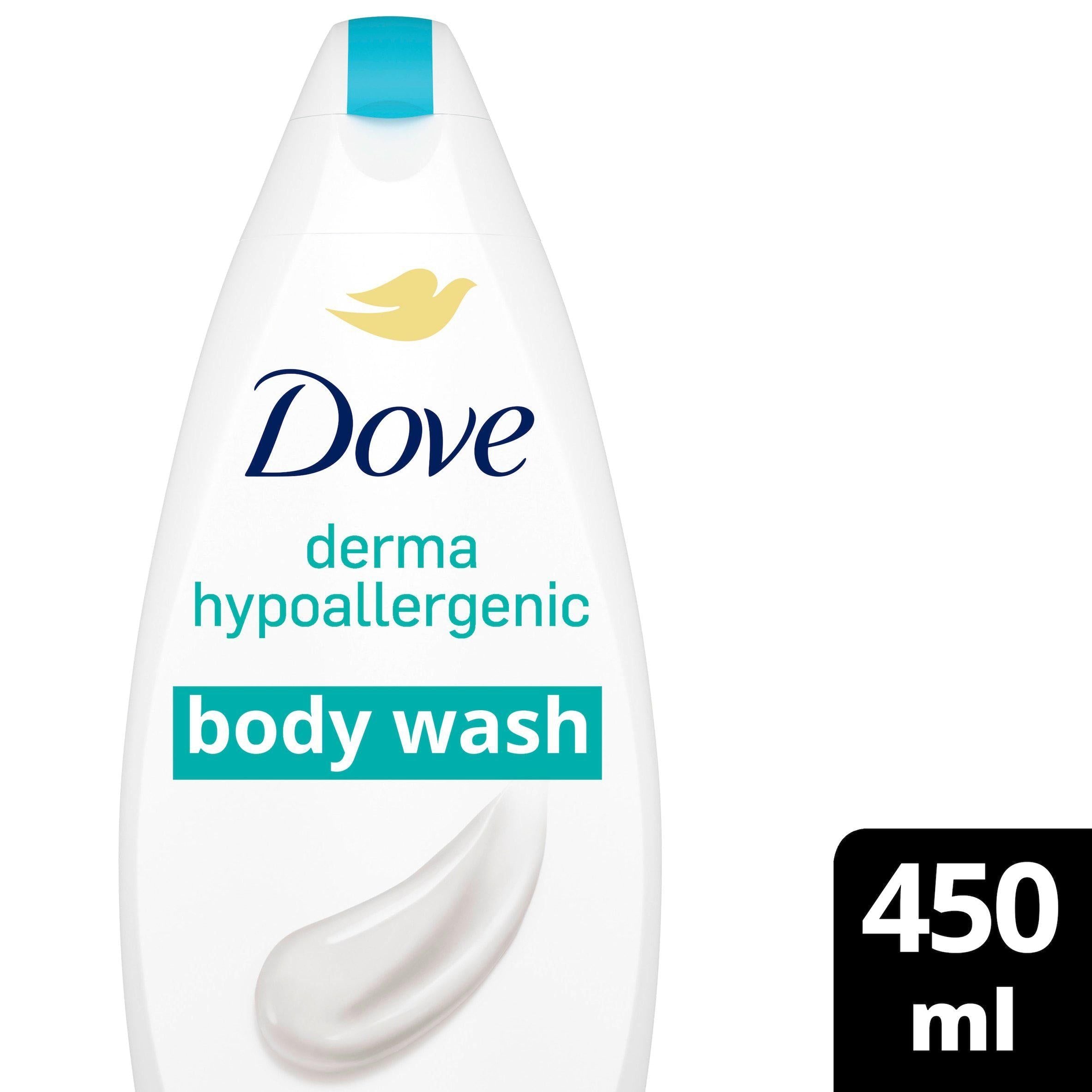 Dove Sensitive Care Derma Hypoallergenic Body Wash 450ml
