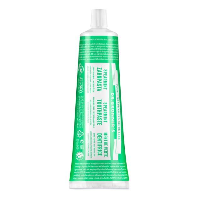 Dr Bronner All-One Spearmint Toothpaste 105ml