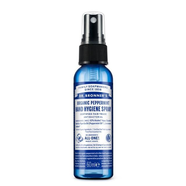 Dr Bronner Organic Peppermint Hand Hygiene Spray 60ml 60ml