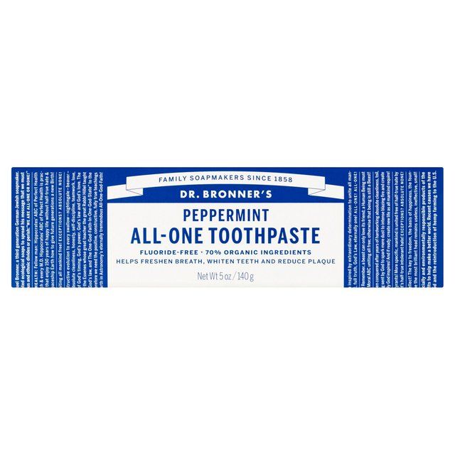 Dr. Bronner's Peppermint Organic Toothpaste All One 105ml