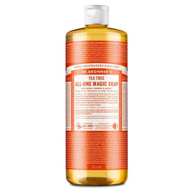 Dr. Bronner's Tea Tree Organic Multi-Purpose Castile Liquid Soap 945ml