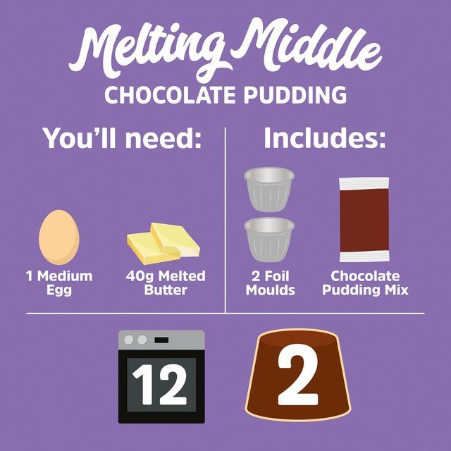 Dr. Oetker Melting Middle Chocolate Pudding Mix Dessert 140g