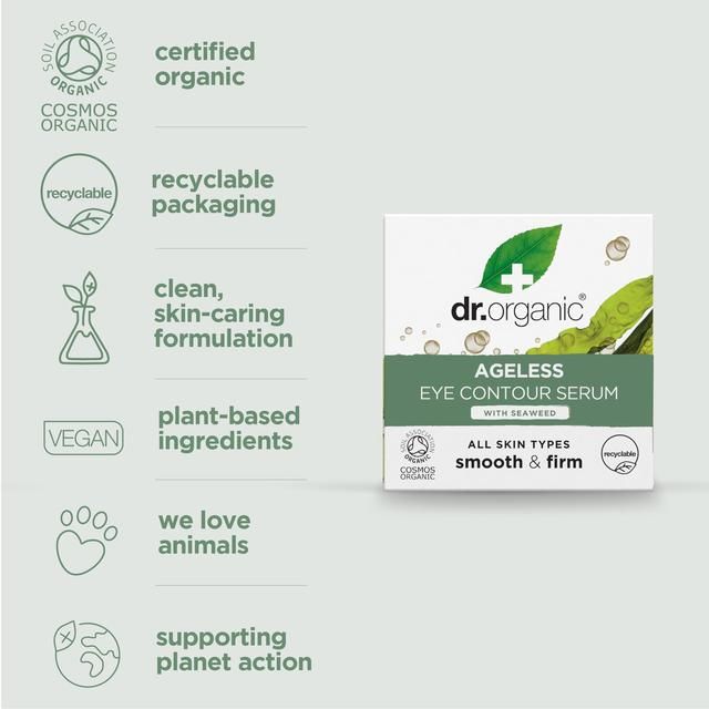 Dr Organic Ageless with Seaweed Eye Contour Serum 15ml