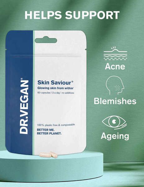 DR.VEGAN Skin Saviour® | 30 Day Supply | 2 Capsules Per Day