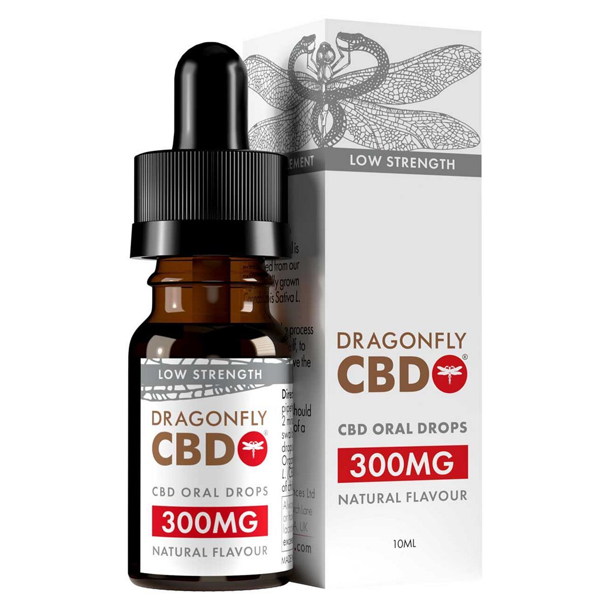 Dragonfly CBD Cannabidiol Oil 300mg 3.3% - 10ml