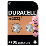 Duracell Specialty CR-2032 Lithium Coin Battery 2 per pack