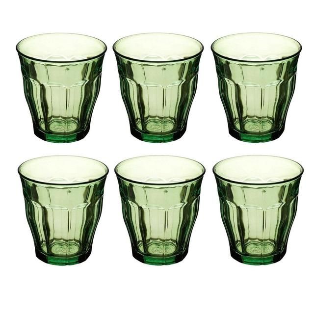 Duralex Picardie Jungle Green Tumbler 25cl (8 3/8 oz) 6 per pack