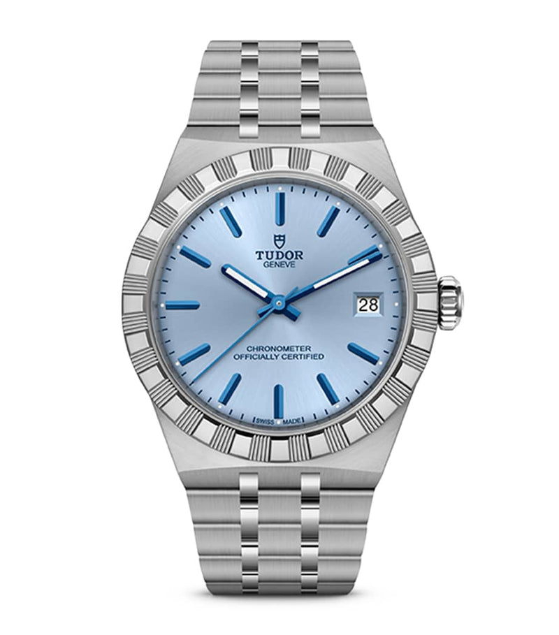 TUDOR Royal blue dial stainless steel watch 36mm - British product