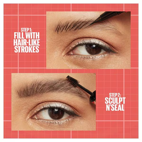 Maybelline Build A Brow 260 Deep Brown, imported from the UK