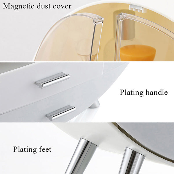 Livingandhome Cosmetic Storage Box Desktop Organizer 29.5cm x 34cm, UK version