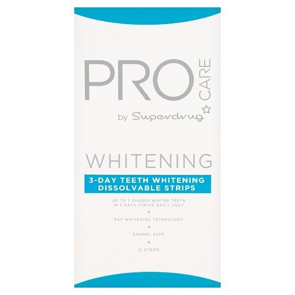 Superdrug Procare 3 Day Whitening Strips GOODS Superdrug