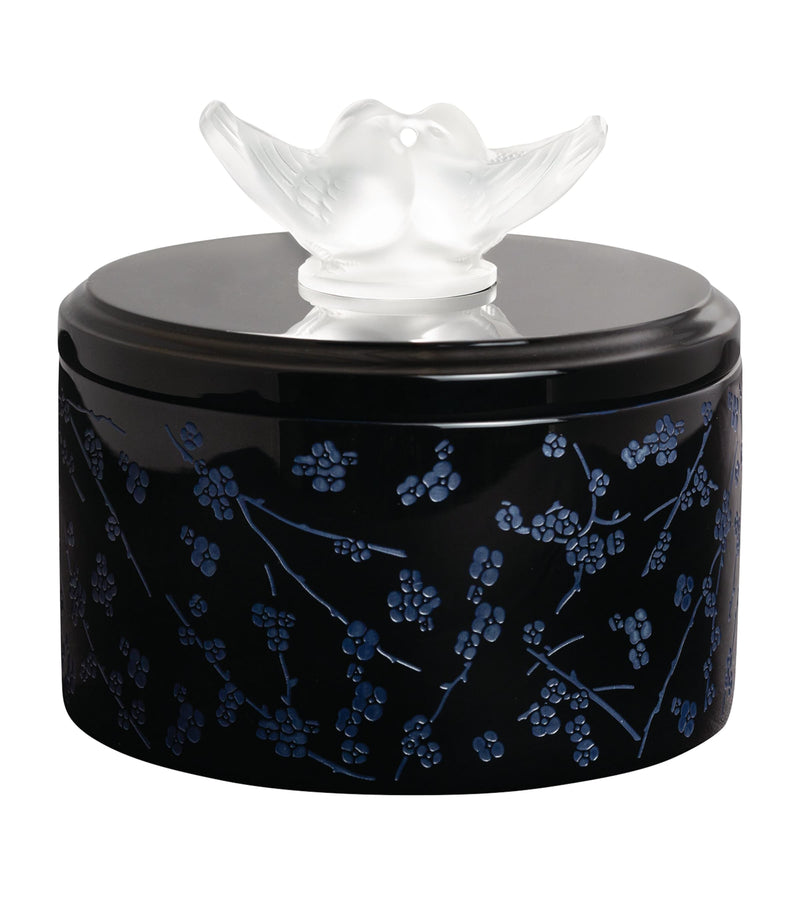 Lalique Fleurs de Cerisier decorative box, UK version