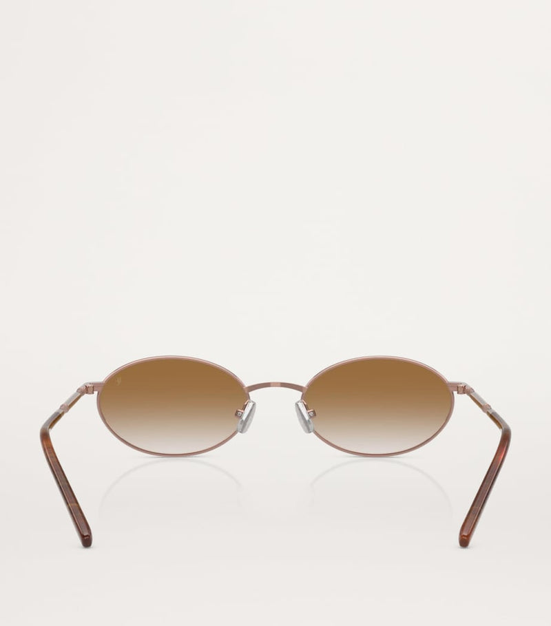 Brunello Cucinelli titanium gradient sunglasses, imported from the UK