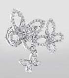 Graff butterfly earrings white gold diamond - British product