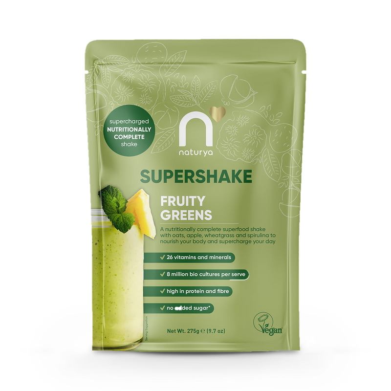 Naturya SuperShake Fruity Greens 275g, UK version