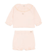 Chloé Kids Cotton-Cashmere Cardigan and Trousers Set (3-18 Months) Infant Clothing Set