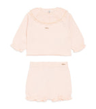 Chloé Kids cotton-cashmere cardigan and trousers set 3-18 months - British product
