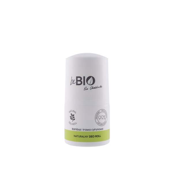 beBIO deodorant roll-on Bamboo Lemongrass 50ml - British product