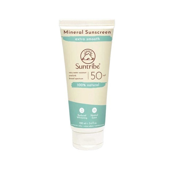 Suntribe Active Mineral Sunscreen SPF 50 100ml (British brand)