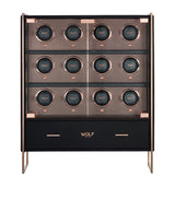Harrods WOLF Axis 12-Piece Watch Winder Cabinet- Buy online at McGrocer