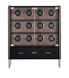 WOLF Axis watch winder cabinet 12-Piece, UK version