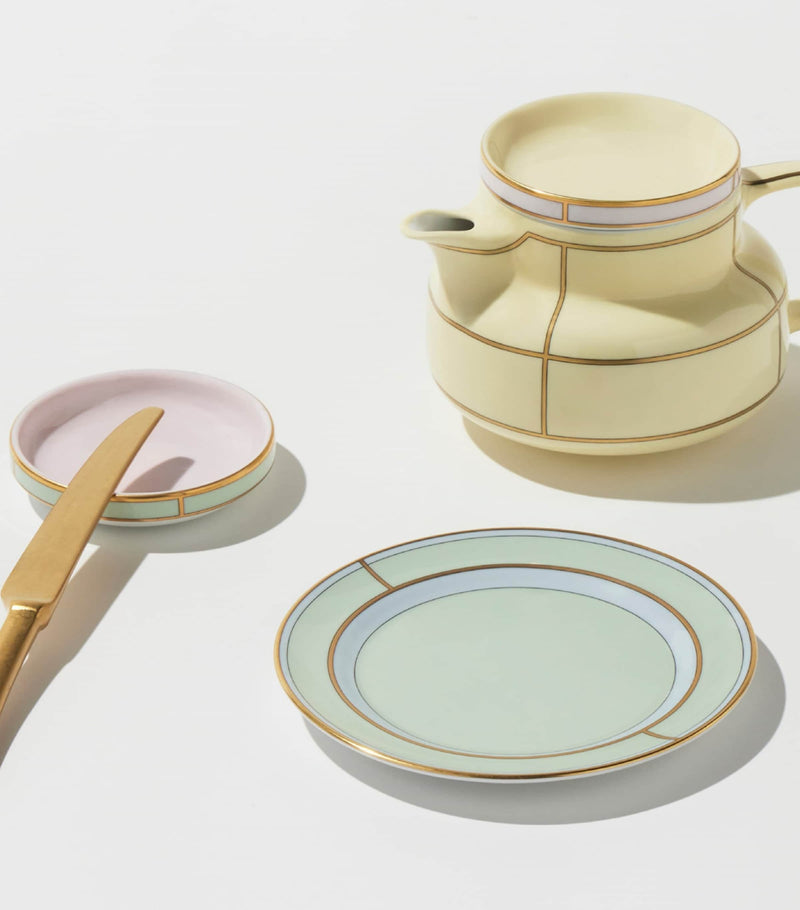 GINORI 1735 Verde bread plate 17cm, UK version