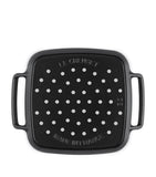 Le Creuset cast iron square grilling basket 30cm, UK version