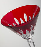 Waterford red martini glasses set of 2, 220ml capacity (British brand)