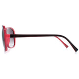 Ted Baker Rios women's butterfly sunglasses acetate black grey, UK version