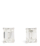 Harrods white gold diamond stud earrings 1.50ctw, UK version