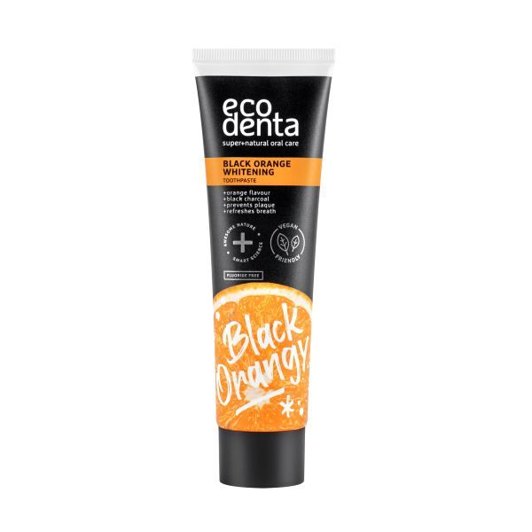 ECODENTA black orange whitening toothpaste 100ml - British product