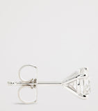 Harrods white gold diamond stud earrings 1.00ct (British brand)