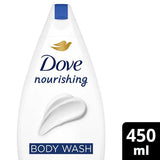 Dove Nourishing Body Wash Moisturising Shower Gel 450ml