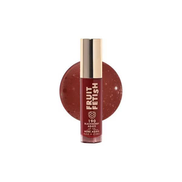 Milani Fruit Fetish Lip Oil Blackberry Agave, imported from the UK