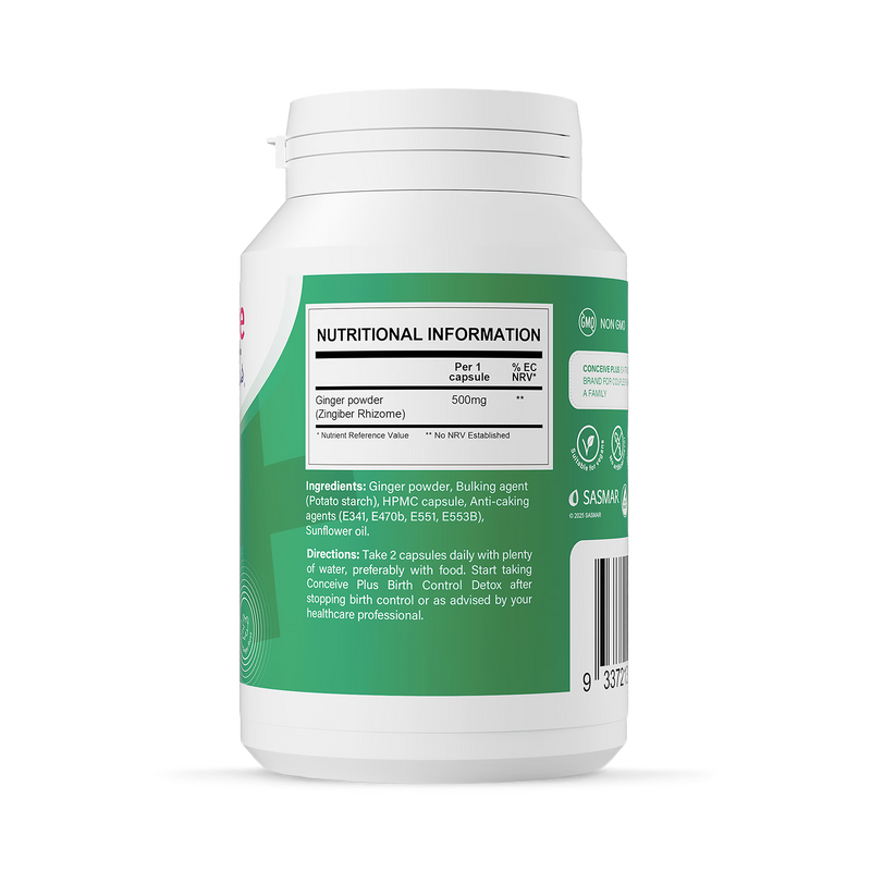 Conceive Plus Morning Sickness Relief 60 capsules (British brand)