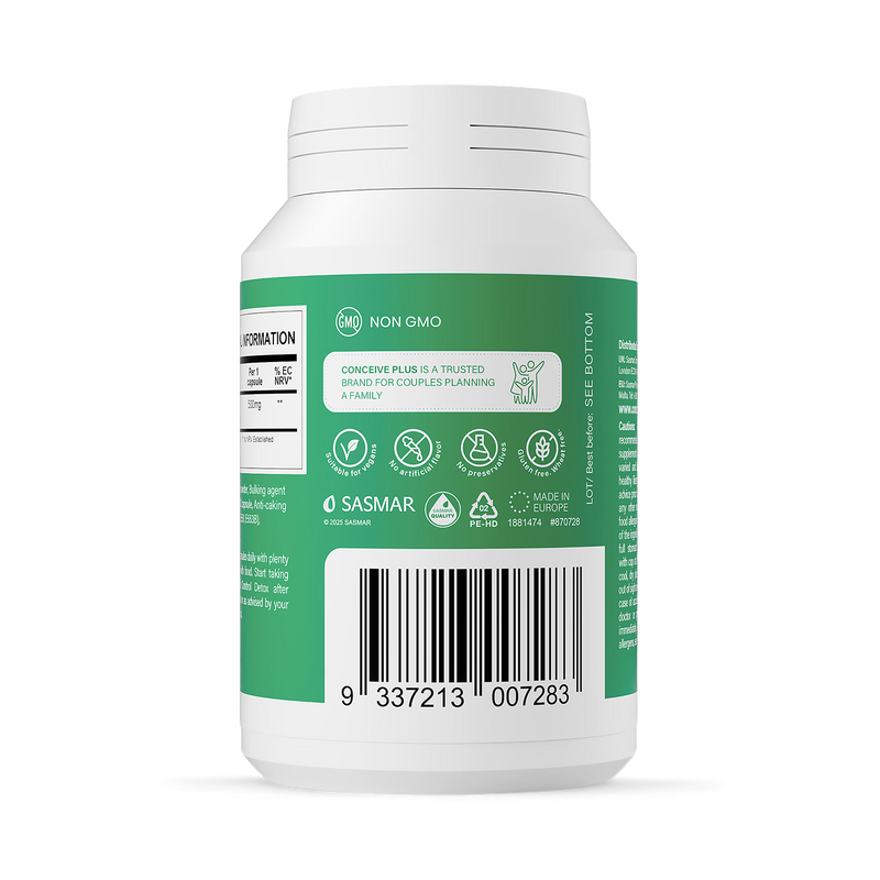 Conceive Plus Morning Sickness Relief 60 capsules (British brand)